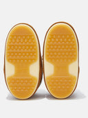 moon boot LAB69 ICON TAN SHEARLING PUMPS