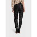pantalon Oakwood CARGO (REF. 63920) NOIR - PANTALON CARGO EN CUIR VERITABLE DE MOUTON