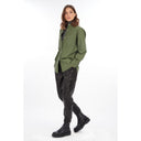 pantalon Oakwood CARGO (REF. 63920) NOIR - PANTALON CARGO EN CUIR VERITABLE DE MOUTON