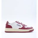 BASKET AUTRY MEDALIST LOW CUIR BLANC AMETHYSTE