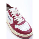 BASKET AUTRY MEDALIST LOW CUIR BLANC AMETHYSTE