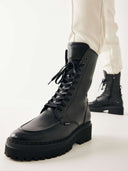 NUBIKK FAE AUBINE Black Biker Boots