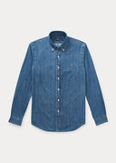 chemise RALPH LAUREN sport cintrée en denim Enregistrer dans les favoris