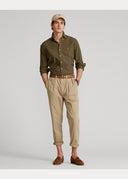 chemise RALPH LAUREN Oxford ajustée teinte en pièce