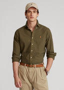 chemise RALPH LAUREN Oxford ajustée teinte en pièce