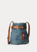 sac Ralph Lauren Mini sac seau Bellport en raphia