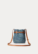 sac Ralph Lauren Mini sac seau Bellport en raphia