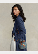 sac Ralph Lauren Mini sac seau Bellport en raphia