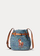 sac Ralph Lauren Mini sac seau Bellport en raphia