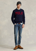 pull Ralph Lauren à logo en laine mélangée Enregistrer dans les favoris