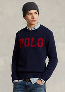 pull Ralph Lauren à logo en laine mélangée Enregistrer dans les favoris