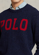 pull Ralph Lauren à logo en laine mélangée Enregistrer dans les favoris