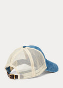 casquette Ralph Lauren en denim à patch logo