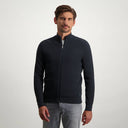 cardigan State of Art avec texture en nid d´abeille délicate - blue foncé/anthracite