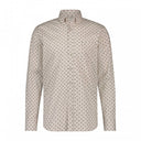 chemise State of Art en popeline regular fit - fuchsia/beige