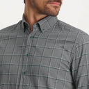 chemise State of Art Chemise à carreaux - gris moyen/blue foncé