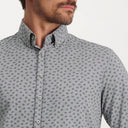 chemise State of Art en jersey avec un imprimé intégral - gris argenté/blue foncé
