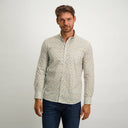 chemise State of Art popeline en coton stretch - blanc/sulfureux