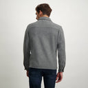 Surchemise State of Art en laine mélangée - gris moyen uni