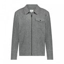 Surchemise State of Art en laine mélangée - gris moyen uni