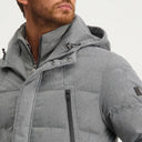 veste State of Art regular fit avec capuchon - gris moyen uni