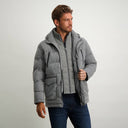 veste State of Art regular fit avec capuchon - gris moyen uni