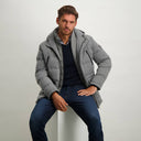 veste State of Art regular fit avec capuchon - gris moyen uni