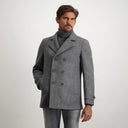 Manteau State of Art Lanificio Roma à boutonnage croisé - gris argenté monochrome