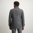 Manteau State of Art Lanificio Roma à boutonnage croisé - gris argenté monochrome