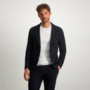 blazer State of Art Modern Classics colbert en laine mélangée - blue foncé uni