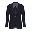 blazer State of Art Modern Classics colbert en laine mélangée - blue foncé uni