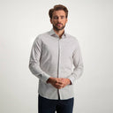 chemise State of Art Modern Classics chemise en coton biologique - blanc/lavande sombre