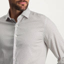 chemise State of Art Modern Classics chemise en coton biologique - blanc/lavande sombre