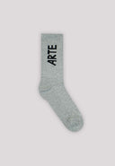 chaussette Arte PALY LOGO VERTICAL SOCK - GREY