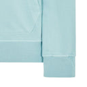 hoodie Stone Island 64151 COTTON FLEECE GARMENT DYED AQUA