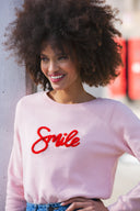 sweat French Disorder SMILE BRODERIE