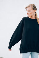 sweat AME Ulla Oversized | Black